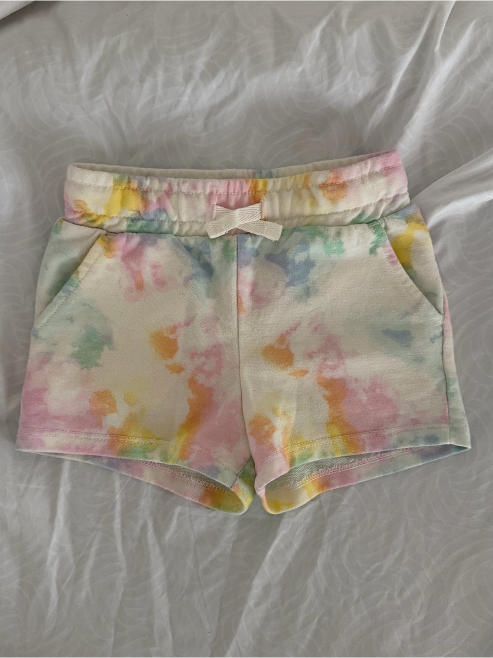 cat & jack toddler girl tie dye shorts